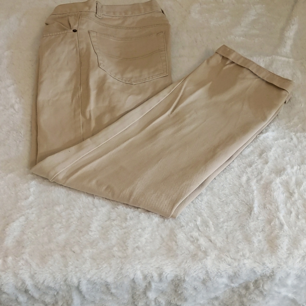 Wyoming| Cream Jeans with four pocket Cotton